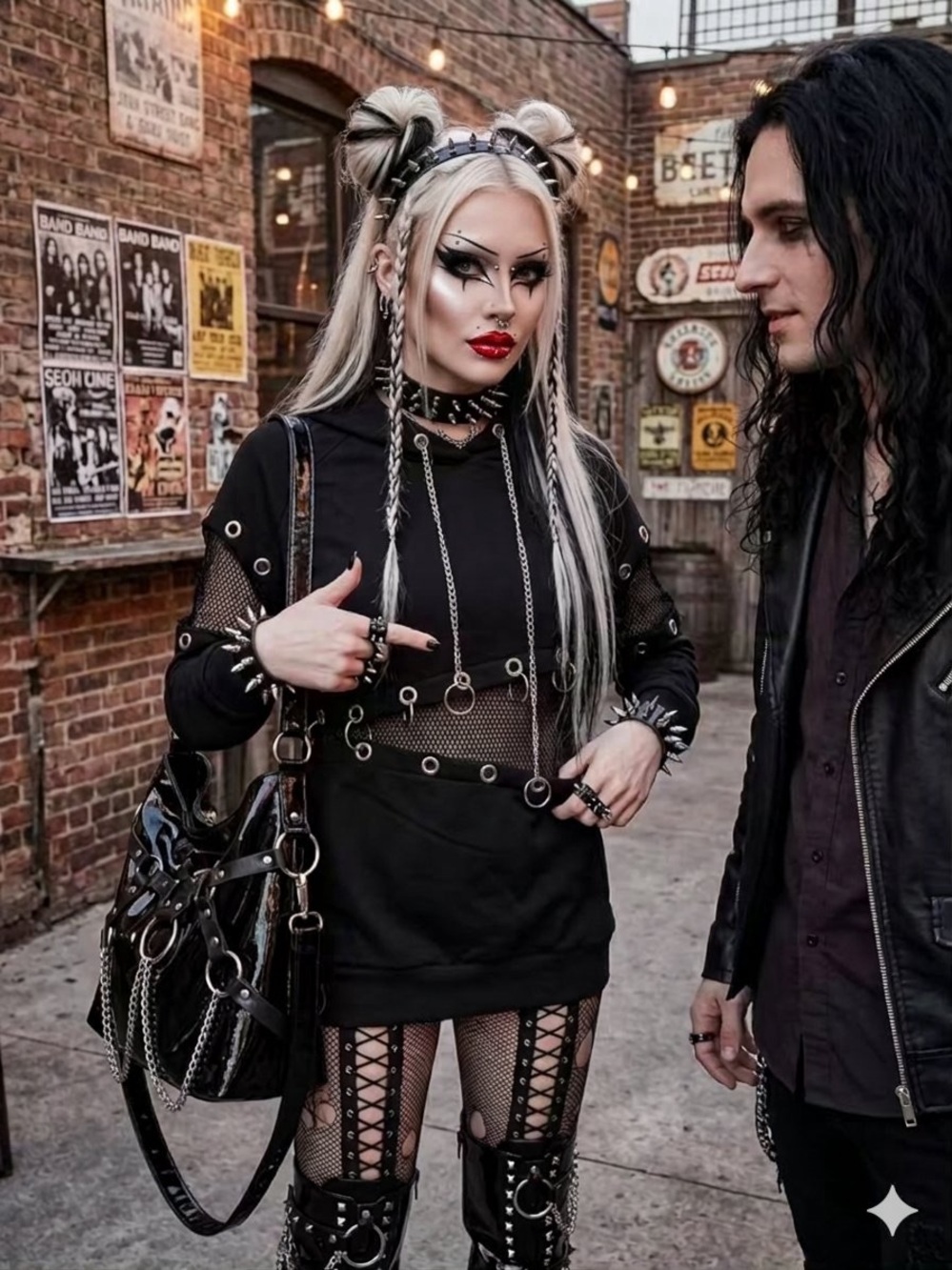 Radass Goth Restyle Hoodie - Picture 6 of 8